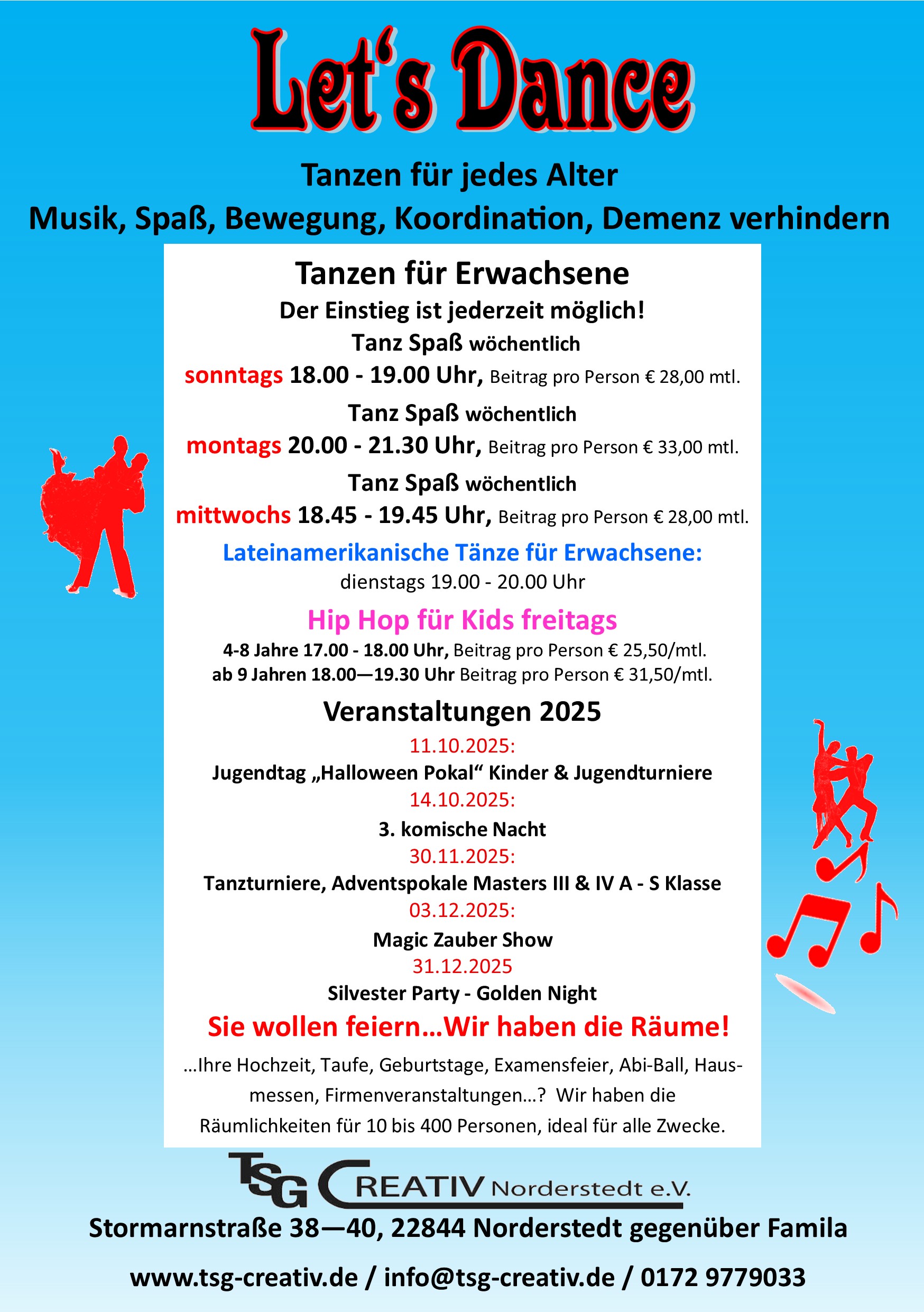 Tanzen für jedes Alter