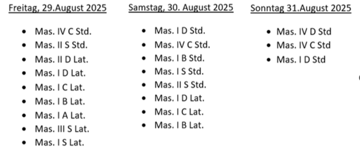 Screenshot Abgesagte Turniere